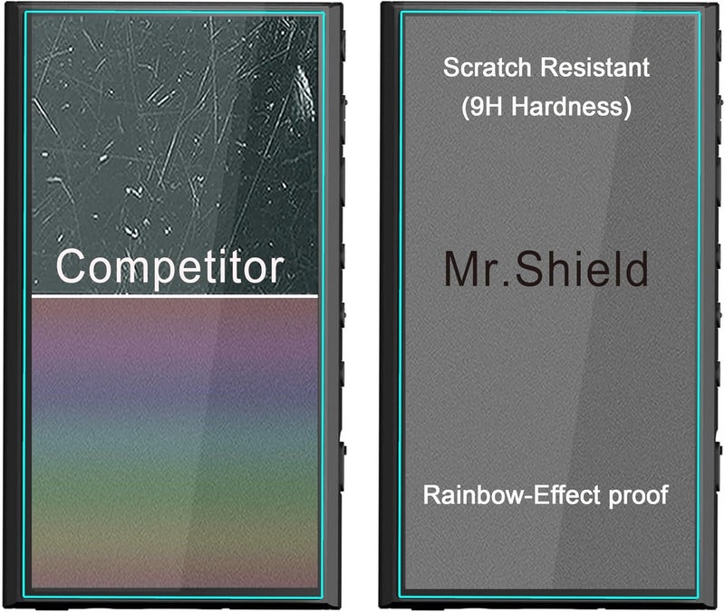 Mr Shield Screen Protector compatible with Sony Walkman NW-A306 [Tempered Glass] [3-PACK] [Japan Glass with 9H Hardness] - Image 5